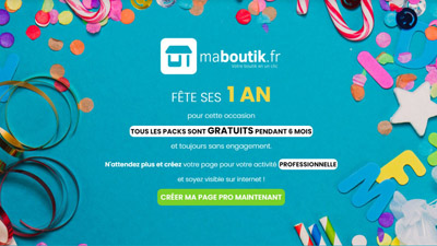 Maboutik.fr fête ses 1 an Maboutik.fr fête ses 1 an