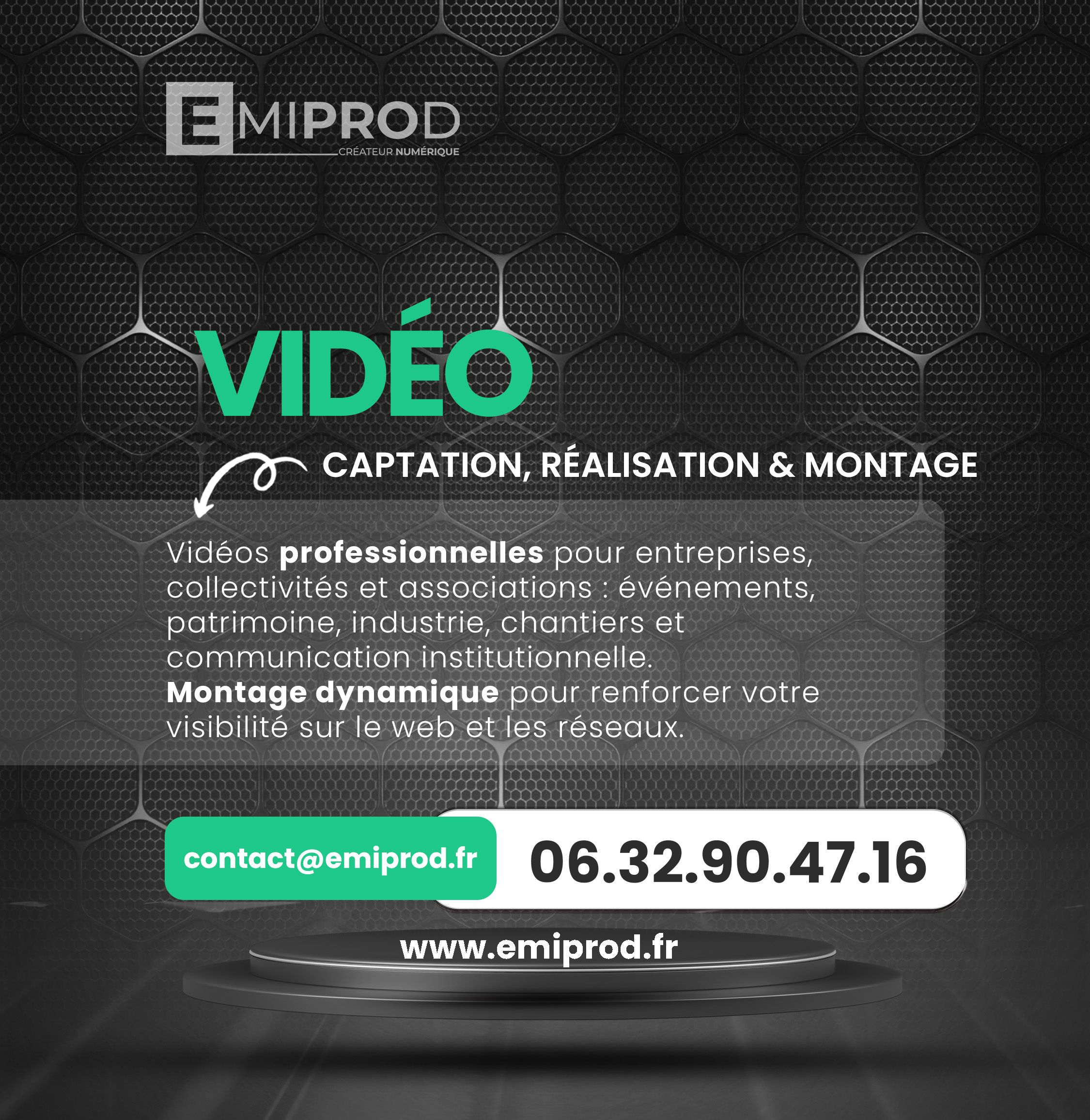 EMIPROD : Web, Photo, Vidéo & Infographie – vos solutions professionnelles en communication