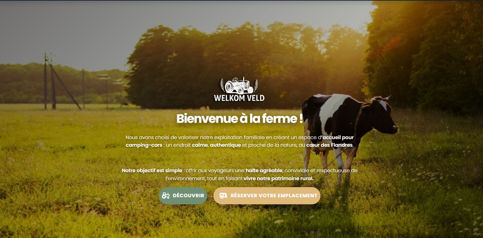 Site internet - WelkomVeld 