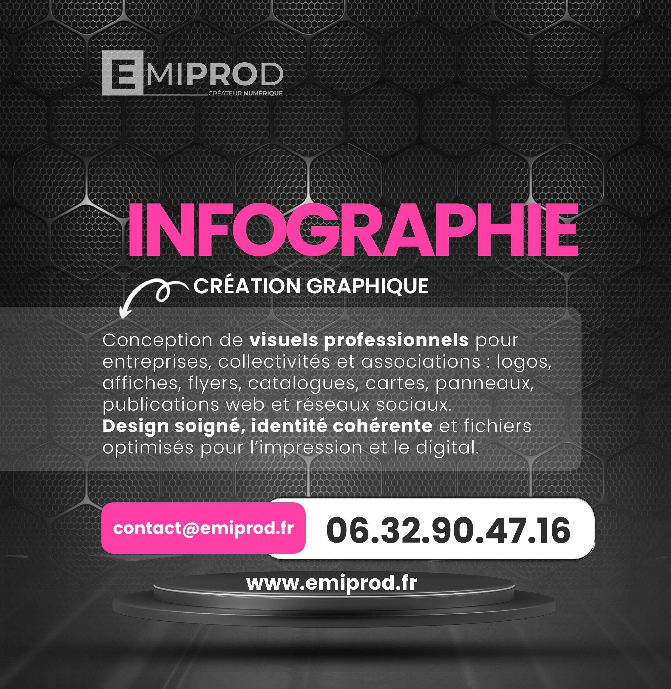 EMIPROD : Web, Photo, Vidéo & Infographie – vos solutions professionnelles en communication
