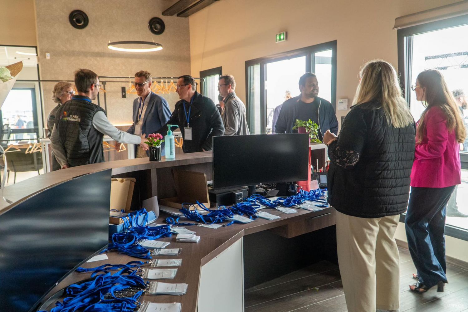 Reportage inauguration bâtiment Flash-Energies 