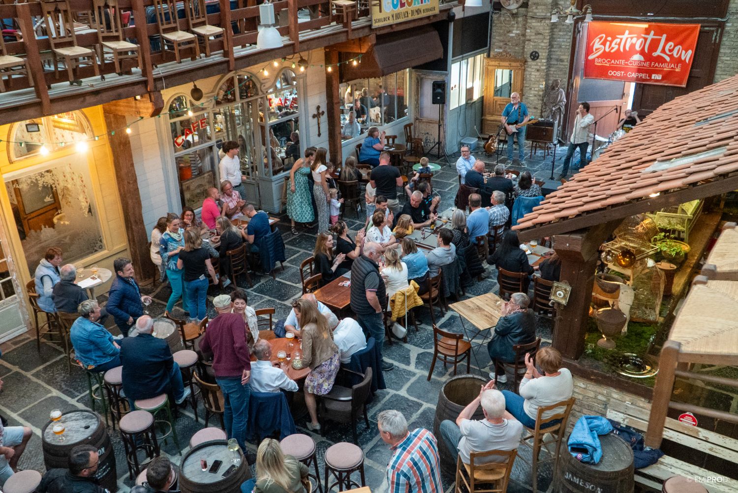 Tournage LabelGuit'art café chez Léon 