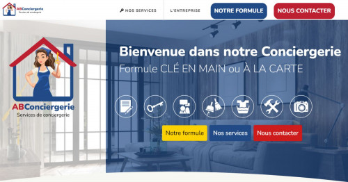 Site internet AB Conciergerie
